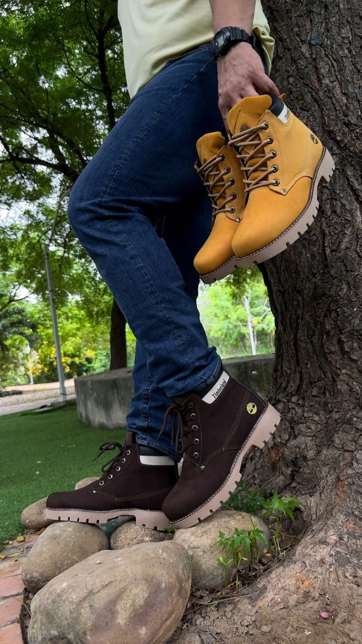 🌳BOTA TIMBERLAND🪾 CLASICA CUERO 🐂