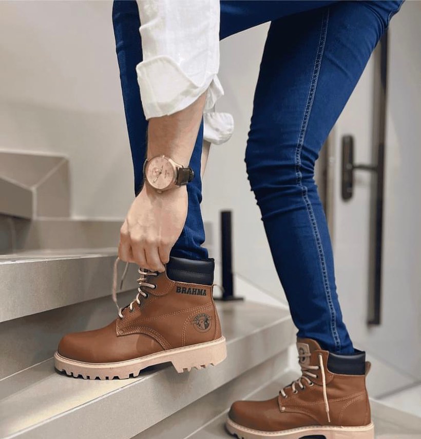🥾🔥BOTA BRAHMA CLASICA CUERO 🐂