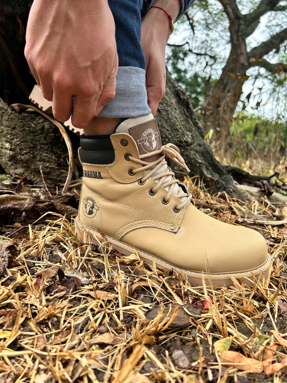 🥾🔥BOTA BRAHMA CLASICA CUERO 🐂