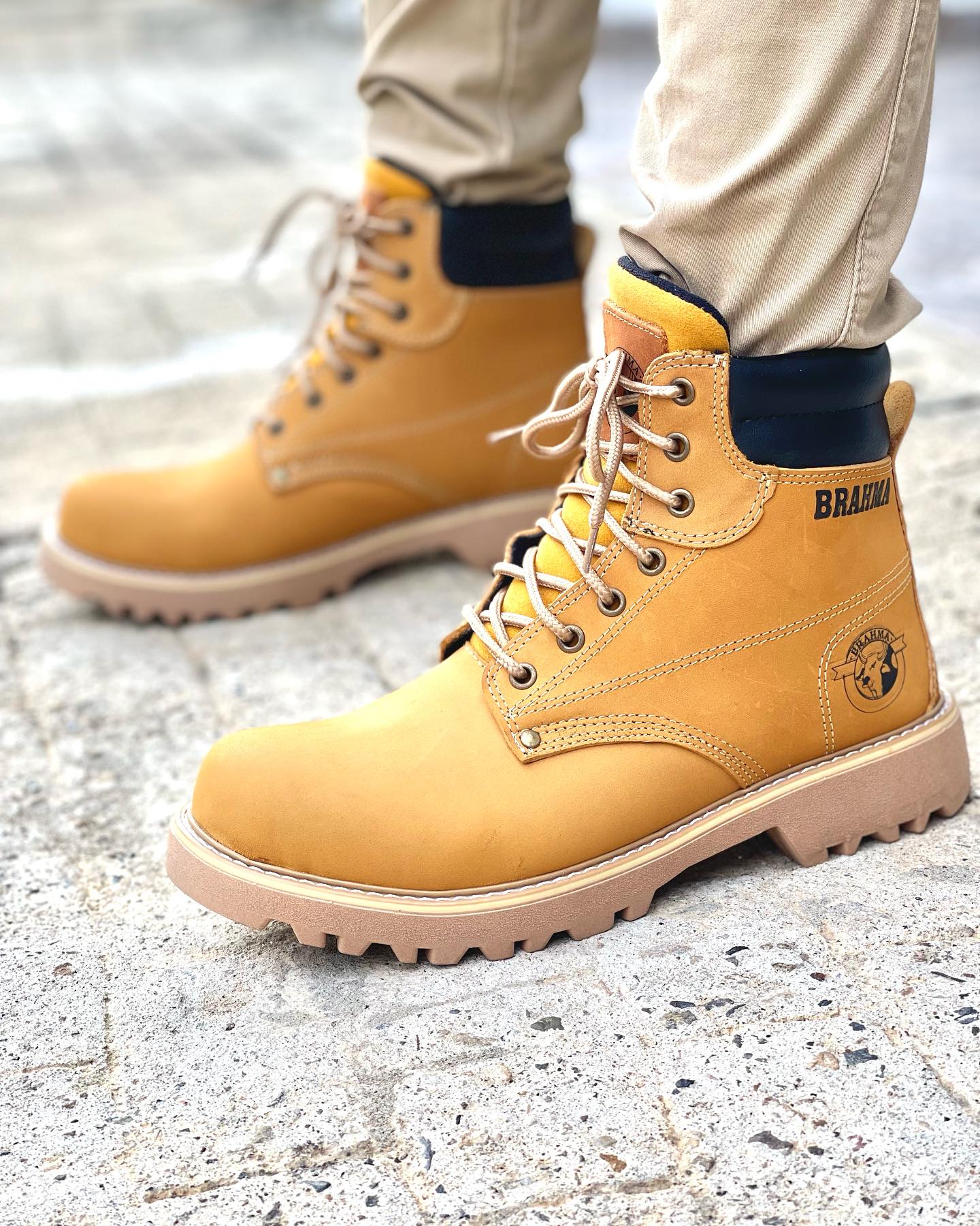 🥾🔥BOTA BRAHMA CLASICA CUERO 🐂