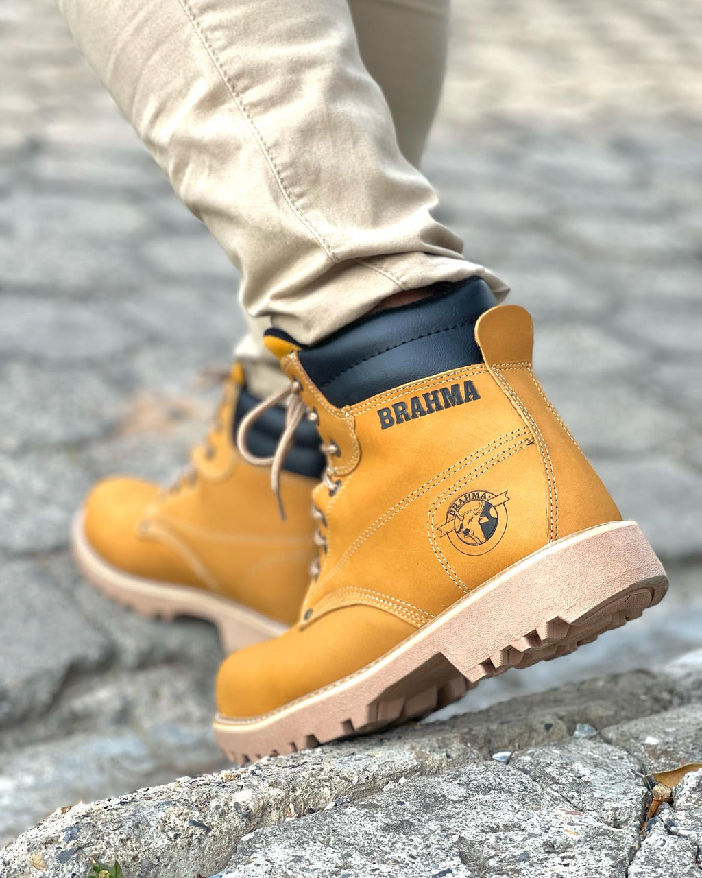 🥾🔥BOTA BRAHMA CLASICA CUERO 🐂